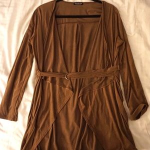 Fashion Nova Faux Suede Jacket (Medium)